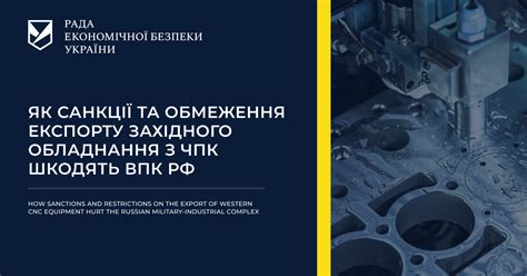 How sanctions and restrictions on the export of Western CNC .